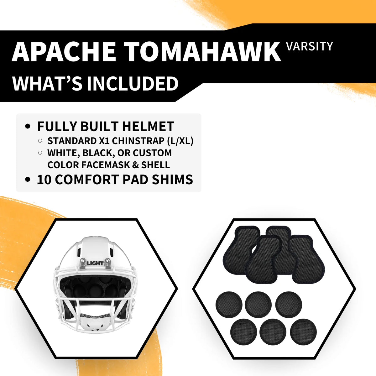 LIGHT Apache Tomahawk (Adult/Varsity)