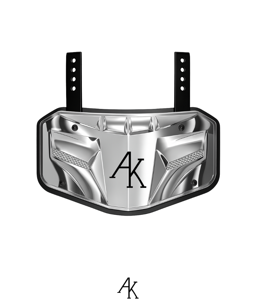 AK Silver Speed Chrome Backplate