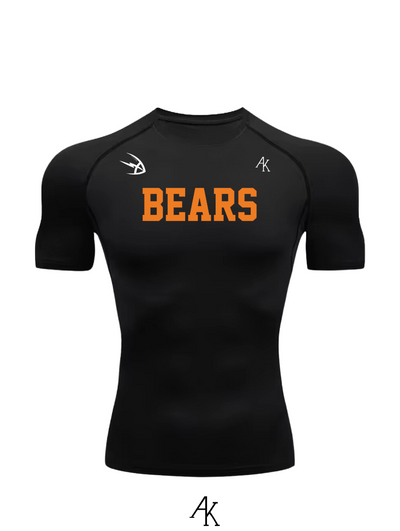 Logan Bears Short Sleeve Compression Shirt