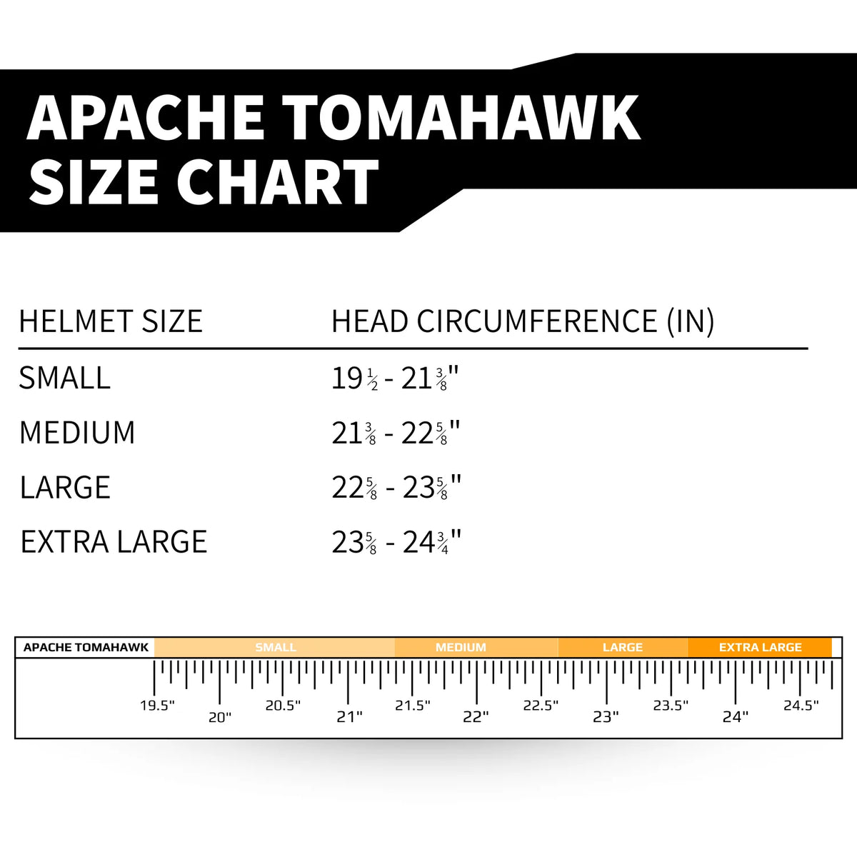 LIGHT Apache Tomahawk (Adult/Varsity)